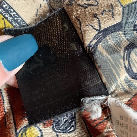 New Fast Leather Mid Length Light Brown Jacket Unisex Vintage 42 Plz See Pics - Picture 10 of 12